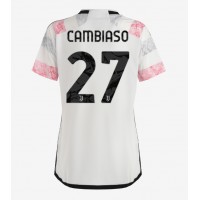 Juventus Andrea Cambiaso #27 Replika Bortatröja Dam 2023-24 Kortärmad